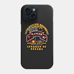 Just Cause - 75th Ranger Rgt  w Svc Ribbons Phone Case