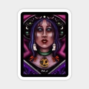 Witchy woman illustration Magnet