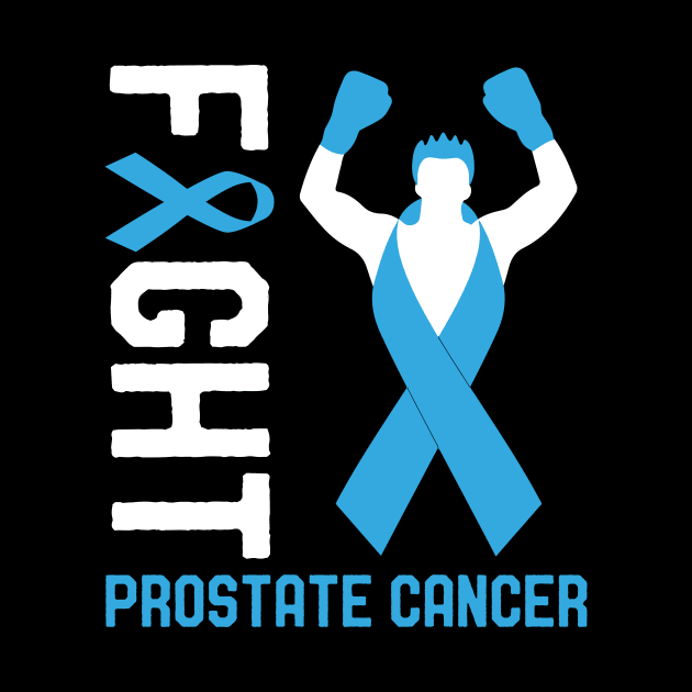 Fight Prostate Cancer Awareness Month Day Survivor Ribbon by mrsmitful01