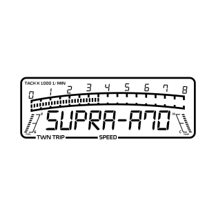 Toyota Supra a70 Digital Dashboard T-Shirt