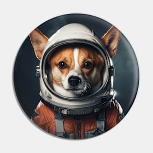 Astro Dog - Basenji Pin