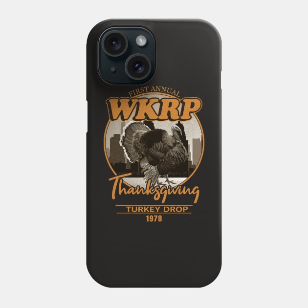 WKRP Turkey Drop Phone Case by LadyBikers