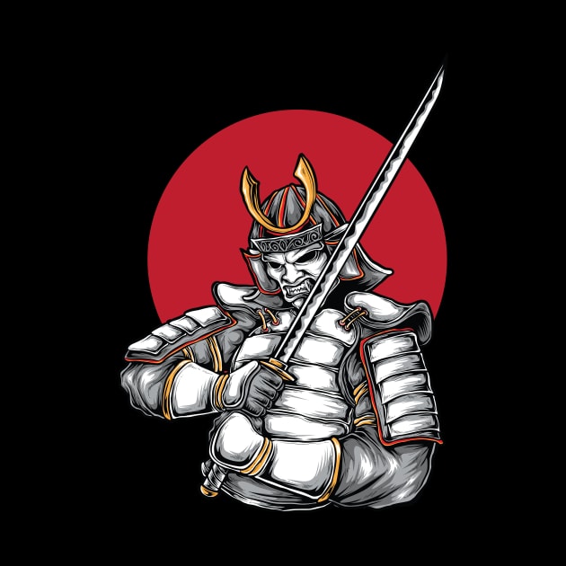 Samurai Warrior Hero by Printaha