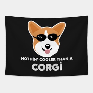 Pembroke Welsh Corgis Pattern - Cool Like a Corgi Funny Dog Gifts Tapestry