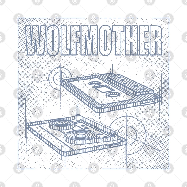 Wolfmother - Technical Drawing by Vector Empire