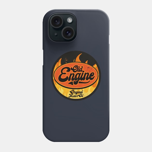 Old Engine Motor Oil Phone Case by CTShirts