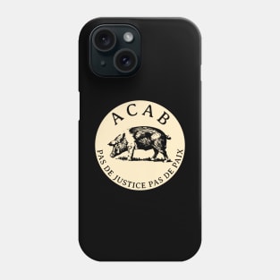 Pas de justice pas de paix Phone Case