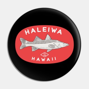 Haleiwa Hawaii Fishing Pin