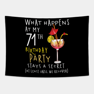 71Th Birthday - What Happens 71Th Birthday Tapestry