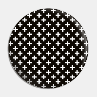 Crosses | Criss Cross | Swiss Cross | Hygge | Scandi | Plus Sign | Black and White | Pin