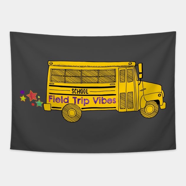 Field Trip Vibes Tapestry by yaywow