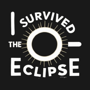 I survived the eclipse funny Eclipse shirt T-Shirt