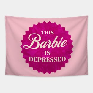 This Barbie is Depressed Tapestry