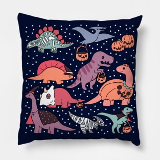 Cute and fun halloween dinosaurs Pillow