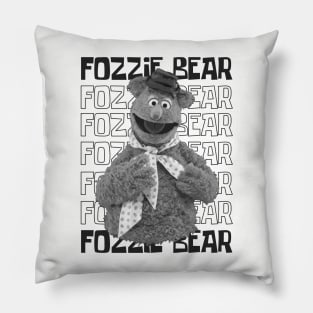 Monochrome Cute Fozzie Pillow