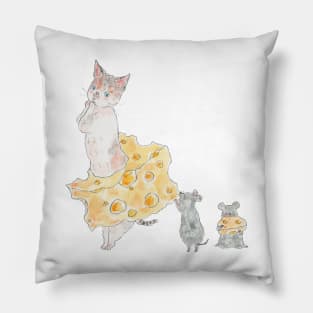 Cheese Nyanco Pillow