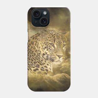 Panther Animal Wildlife Jungle Nature Adventure Watercolor Digital Painting Phone Case