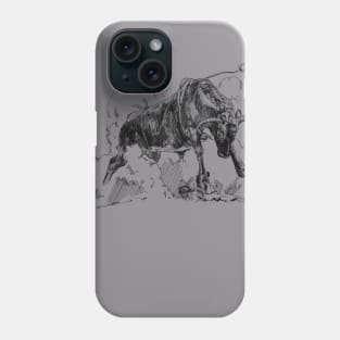 Charging Bull Art Phone Case