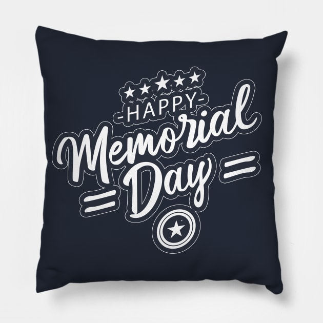 memorial day tshirt Pillow by osaya