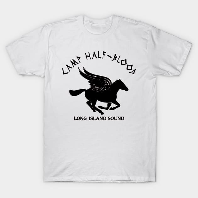 Camp Half Blood T-Shirt Long Island Sound Camp Jupiter Greek Mythology Tees