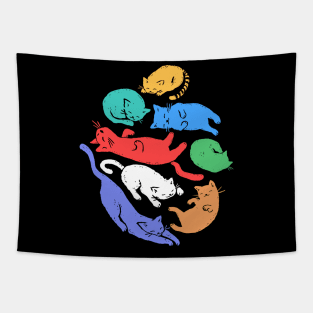 Sleeping Cats Tapestry