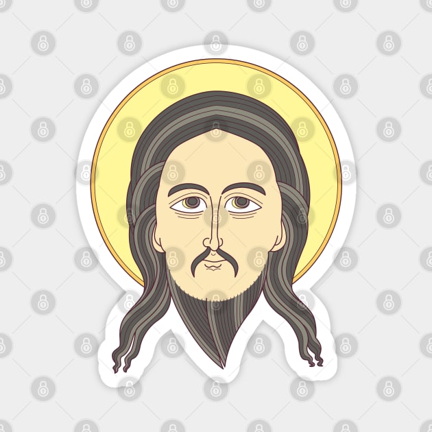 Jesus Icon Magnet by freshinkstain