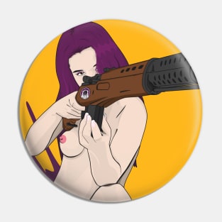 Girl with a rifle SVT-40 Pin