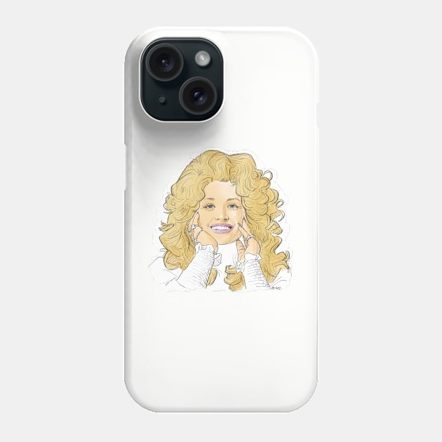 Dolly Parton Tribute Tee Phone Case by JoshWay