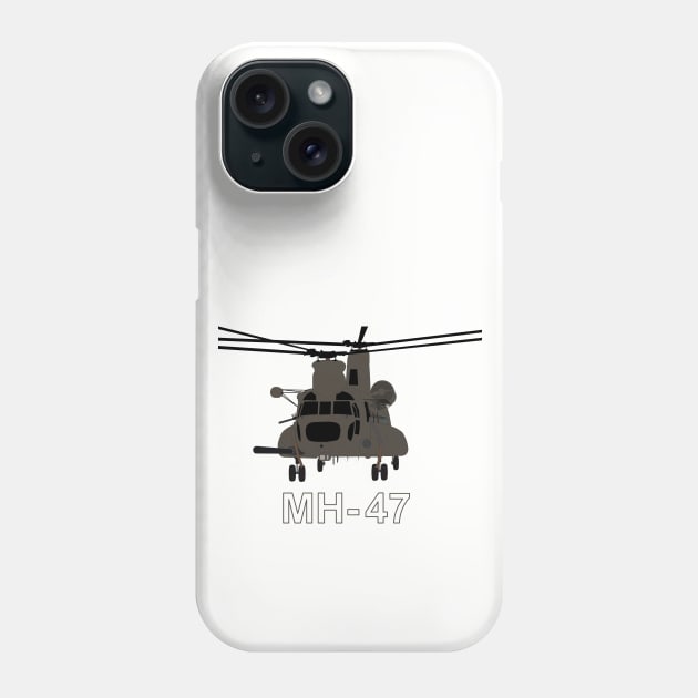 MH-47 Chinook, 160th SOAR Night Raiders Phone Case by Dexter Lifestyle