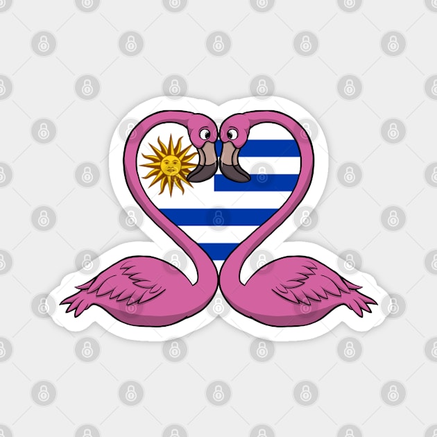 Flamingo Uruguay Magnet by RampArt