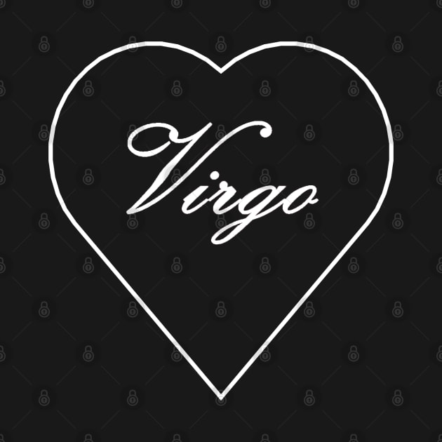 Virgo Zodiac Heart by Steph Elle