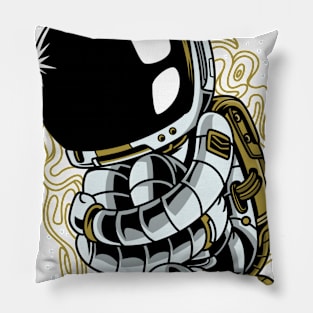 Lonely Astronaut From Space Pillow