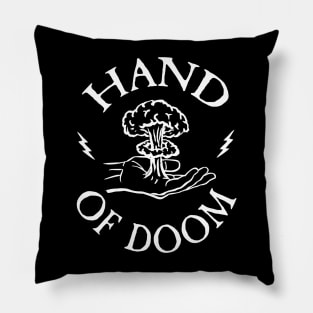 Hand of Doom Heavy Metal Song Pillow