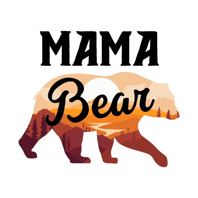 Mama Bear by Super Atomic Tees