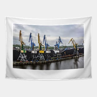 Port cranes for coal loading Tapestry