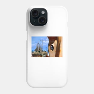 Casa Mila Sagrada Familia Barcelona Spain Phone Case