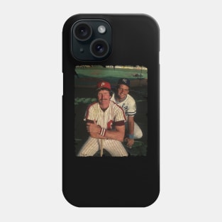 Mike Schmidt in Philadelphia Phillies and George Brett in Kansas City Royals Phone Case