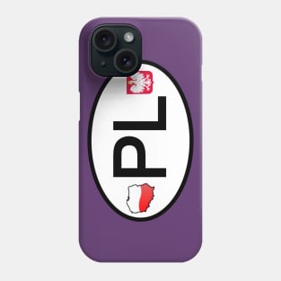 Poland car country code Phone Case