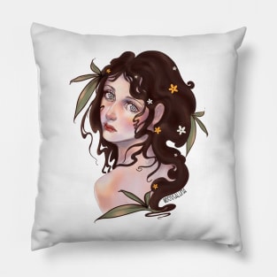 Romanticism Shakespeare inspire Ophelia / nymph Pillow