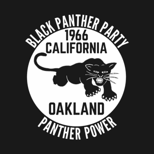 Oakland California 1966 Black Panther Party T-Shirt