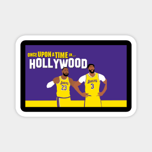 LA Lakers Once Upon a Time in Hollywood Magnet