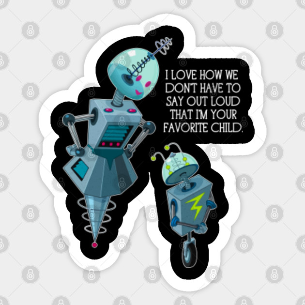 Robot Mom And Son Vintage Retro Robot Mom And Son Vintage Retro Sticker Teepublic Uk