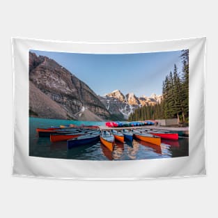 Banff Boat Dock Tapestry