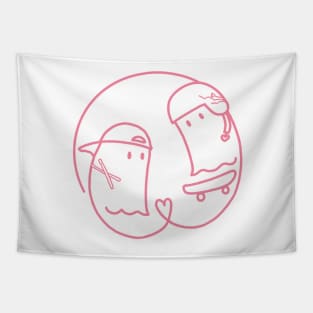 willex vday ghosties Tapestry