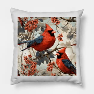 North American Birds - Cardinal Pillow