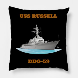 Russell DDG-59 Destroyer Ship Pillow