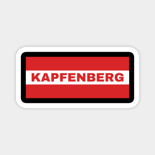 Kapfenberg City in Austrian Flag Magnet