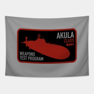 Akula Class Submarine Tapestry