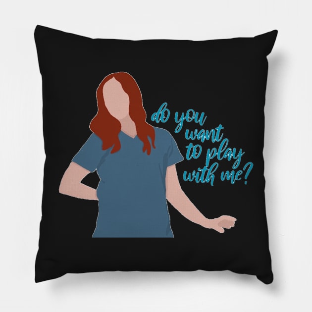 Becky Barnes Pillow by nweinberg