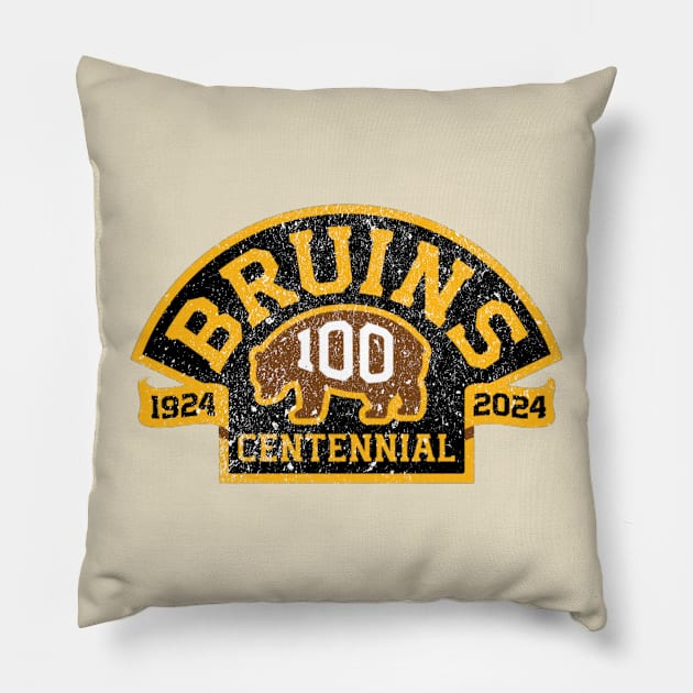 Boston Bruins Pillow by Jedistudios 